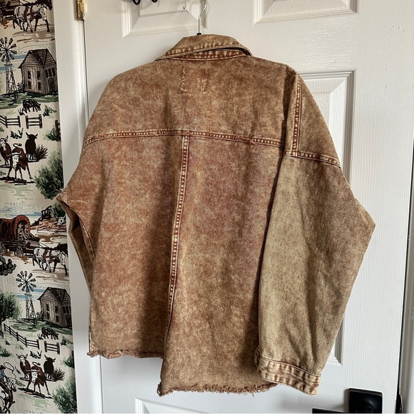 Rust Denim Jacket - Picture 3 of 3